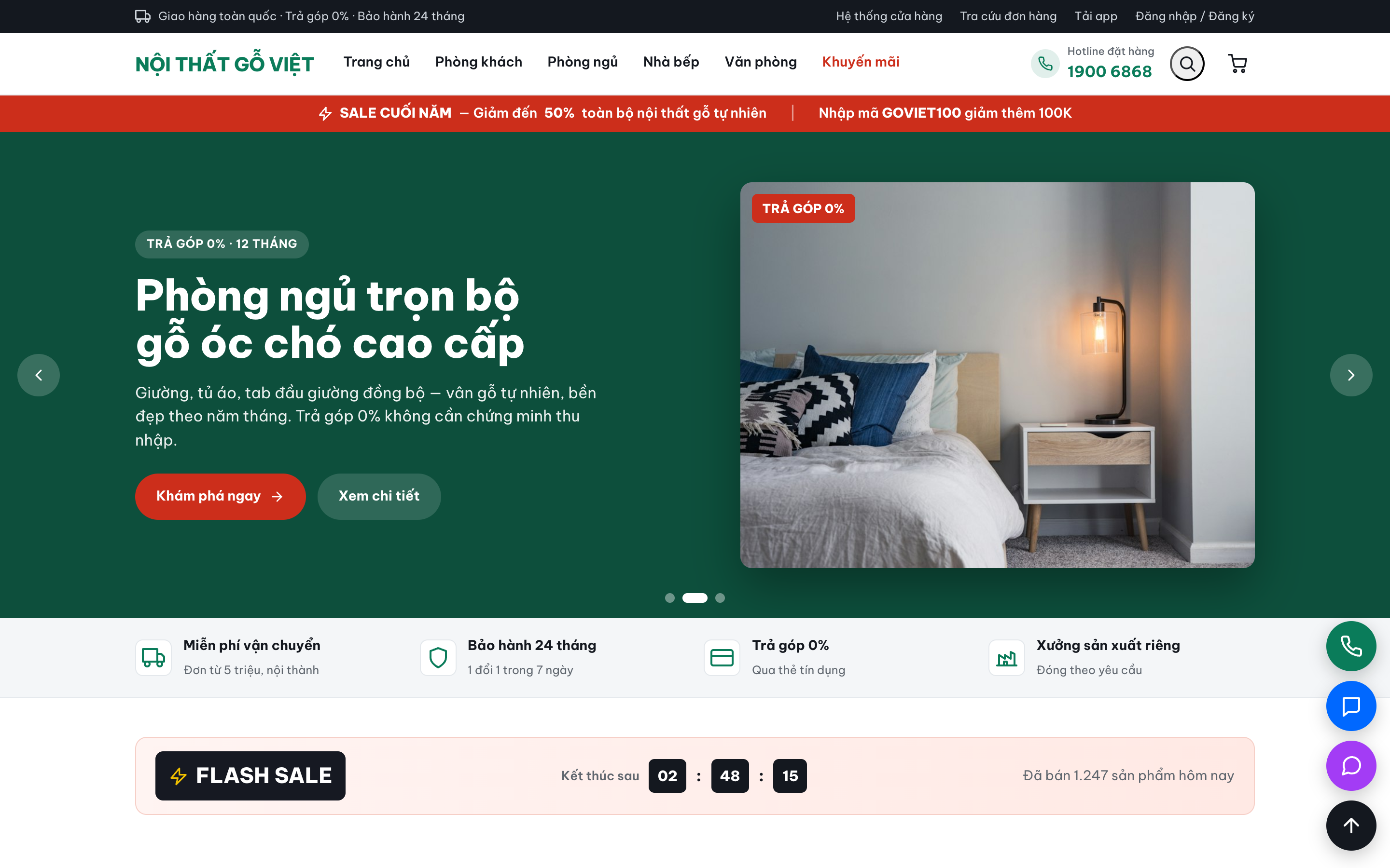 Theme Nội Thất Gỗ Việt — Trang chủ